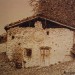Angolo Terme La cascina solitaria delle Piazze-49x38cm-1994-opere-artista-pirografia-renzo-gaioni