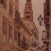 Cremona-Strada-Solferino-e-il-Torrazzo---54-x-80cm-opere-artista-pirografia-renzo-gaioni