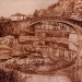 Montecchio-Giochi-d'acqua-sull'-Oglio----116-x-64cm-opere-artista-pirografia-renzo-gaioni