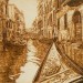 Nel cuore sconosciuto di una Venezia più suggestiva-82x53cm-opere-artista-pirografia-renzo-gaioni
