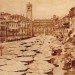 Verona-Piazza-Erbe-100-x-70cm-opere-artista-pirografia-renzo-gaioni